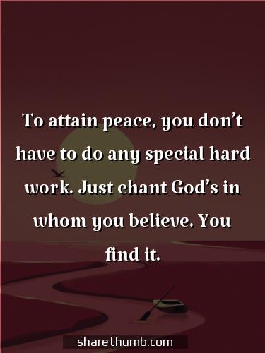 prayer and peace quotes